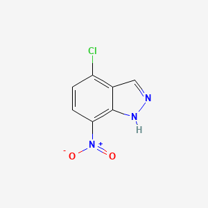 molecular formula C7H4ClN3O2 B1596061 4-chloro-7-nitro-1H-indazole CAS No. 316810-81-8