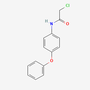 molecular formula C14H12ClNO2 B1596072 2-氯-N-(4-苯氧基苯基)乙酰胺 CAS No. 36160-84-6