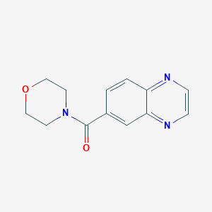 molecular formula C13H13N3O2 B1596074 吗啉代(喹喔啉-6-基)甲酮 CAS No. 312319-71-4