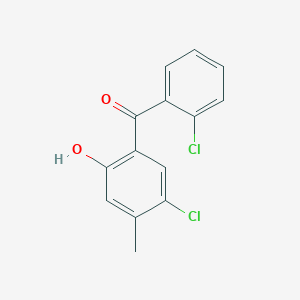 molecular formula C14H10Cl2O2 B1596075 2',5-二氯-2-羟基-4-甲基二苯甲酮 CAS No. 263554-77-4
