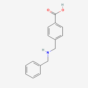 molecular formula C15H15NO2 B1596081 4-((Benzylamino)methyl)benzoic acid CAS No. 190662-37-4