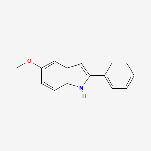 molecular formula C15H13NO B1596085 5-methoxy-2-phenyl-1H-indole CAS No. 5883-96-5