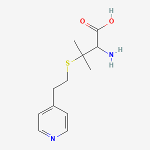molecular formula C12H18N2O2S B1596086 S-beta-(4-Pyridylethyl)-DL-penicillamine CAS No. 39555-40-3