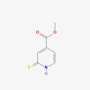 molecular formula C7H7NO2S B1596090 Methyl 2-sulfanylisonicotinate CAS No. 74470-33-0