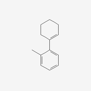 molecular formula C13H16 B1596100 Cyclohexen-1-yltoluene CAS No. 22618-51-5