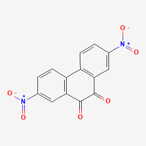molecular formula C14H6N2O6 B1596109 2,7-Dinitro-9,10-phenanthrenedione CAS No. 604-94-4