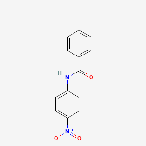 molecular formula C14H12N2O3 B1596116 4-methyl-N-(4-nitrophenyl)benzamide CAS No. 33667-88-8