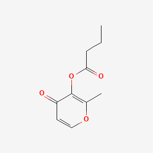 molecular formula C10H12O4 B1596127 Maltyl butyrate CAS No. 67860-01-9