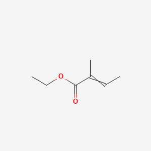 molecular formula C7H12O2 B1596133 Ethyl 2-methylbut-2-enoate CAS No. 55514-48-2