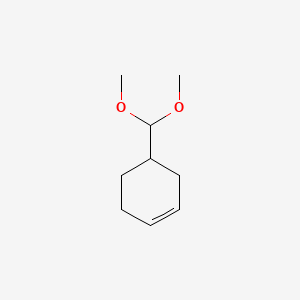 molecular formula C9H16O2 B1596138 Cyclohexene, 4-(dimethoxymethyl)- CAS No. 7560-65-8