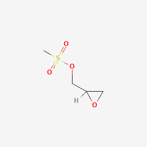 molecular formula C4H8O4S B1596141 2,3-Epoxypropyl methanesulphonate CAS No. 6177-60-2