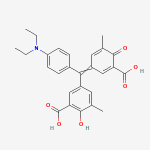 molecular formula C27H27NO6 B1596143 MORDANT VIOLET 1 CAS No. 7452-51-9