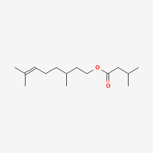 molecular formula C15H28O2 B1596144 Citronellyl isovalerate CAS No. 68922-10-1