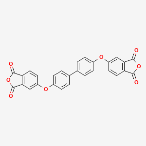 molecular formula C28H14O8 B1596148 1,3-Isobenzofurandione, 5,5'-((1,1'-biphenyl)-4,4'-diylbis(oxy))bis- CAS No. 26177-82-2