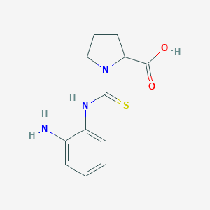 1-[(2-Aminophenyl)carbamothioyl]pyrrolidine-2-carboxylic acid