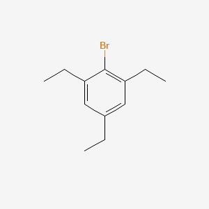 molecular formula C12H17B B1596162 2-Bromo-1,3,5-triethylbenzene CAS No. 91-06-5