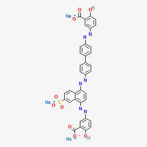 molecular formula C36H21N6Na3O9S B1596177 C.I. Direct Brown 101, trisodium salt CAS No. 3626-29-7