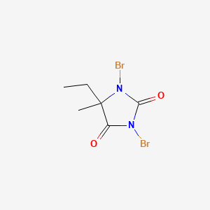 molecular formula C6H8Br2N2O2 B1596178 1,3-Dibromo-5-ethyl-5-methylhydantoin CAS No. 82925-96-0