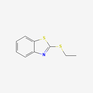 molecular formula C9H9NS2 B1596183 2-(Ethylthio)benzothiazole CAS No. 2757-92-8