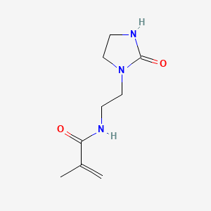 molecular formula C9H15N3O2 B1596186 2-methyl-N-[2-(2-oxoimidazolidin-1-yl)ethyl]prop-2-enamide CAS No. 3089-19-8
