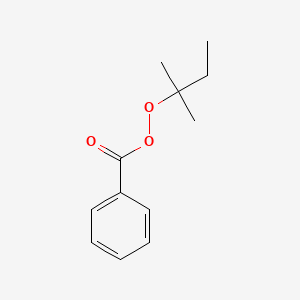 molecular formula C12H16O3 B1596189 Benzenecarboperoxoic acid, 1,1-dimethylpropyl ester CAS No. 4511-39-1