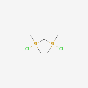 molecular formula C5H14Cl2Si2 B1596193 Silane, methylenebis[chlorodimethyl- CAS No. 5357-38-0