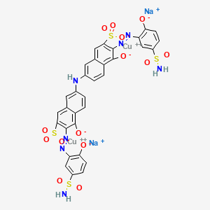 molecular formula C32H23Cu2N7Na2O14S4 B1596203 C.I. Direct violet 66 CAS No. 6798-03-4