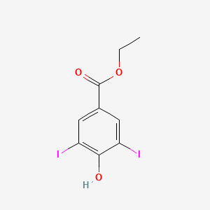 molecular formula C9H8I2O3 B1596206 Ethyl 4-hydroxy-3,5-diiodobenzoate CAS No. 54073-94-8