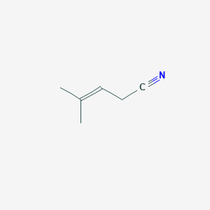 molecular formula C6H9N B1596208 4-Methylpent-3-enenitrile CAS No. 4786-23-6