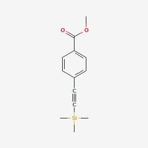 molecular formula C13H16O2Si B1596209 Methyl 4-((trimethylsilyl)ethynyl)benzoate CAS No. 75867-41-3