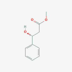 molecular formula C10H12O3 B1596210 methyl (3R)-3-hydroxy-3-phenylpropanoate CAS No. 58692-70-9