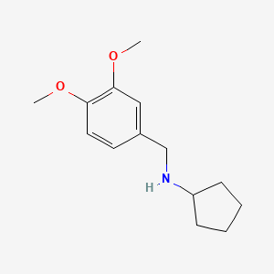 molecular formula C14H21NO2 B1596220 N-(3,4-二甲氧基苄基)环戊胺 CAS No. 356091-42-4