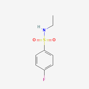 molecular formula C8H10FNO2S B1596232 N-Ethyl-4-fluorobenzenesulfonamide CAS No. 383-48-2