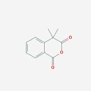 molecular formula C11H10O3 B1596237 4,4-Dimethylisochroman-1,3-dione CAS No. 31952-55-3