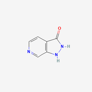 molecular formula C6H5N3O B1596240 1H-Pyrazolo[3,4-c]pyridin-3(2H)-one CAS No. 53975-70-5