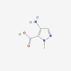 molecular formula C5H7N3O2 B1596242 4-Amino-1-methyl-1H-pyrazole-5-carboxylic acid CAS No. 790164-97-5