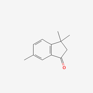 molecular formula C12H14O B1596245 3,3,6-Trimethyl-1-indanone CAS No. 54484-71-8