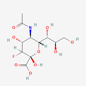molecular formula C11H18FNO9 B1596249 3-Fluoro-N-acetylneuraminic acid CAS No. 921-40-4
