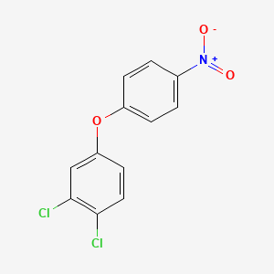 molecular formula C12H7Cl2NO3 B1596258 1,2-Dichloro-4-(4-nitrophenoxy)benzene CAS No. 22532-80-5