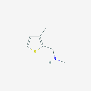 molecular formula C7H11NS B1596281 N-methyl-1-(3-methylthiophen-2-yl)methanamine CAS No. 860997-09-7