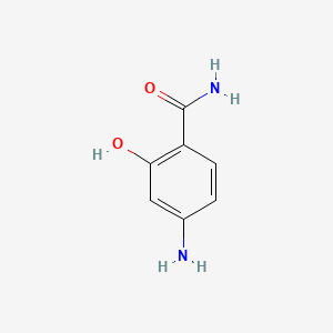 molecular formula C7H8N2O2 B1596299 4-Amino-2-hydroxybenzamide CAS No. 5985-89-7