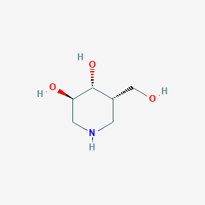 molecular formula C6H13NO3 B015963 L-Afegostat CAS No. 202979-51-9