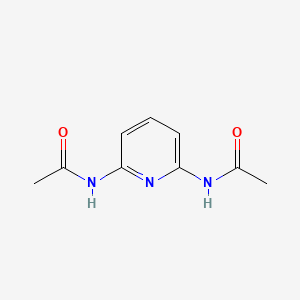 molecular formula C9H11N3O2 B1596301 N-(6-acetamidopyridin-2-yl)acetamide CAS No. 5441-02-1