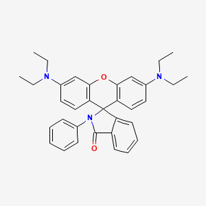 Spiro[1H-isoindole-1,9'-[9H]xanthen]-3(2H)-one, 3',6'-bis(diethylamino)-2-phenyl-