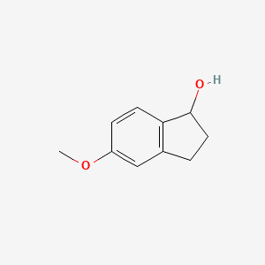 molecular formula C10H12O2 B1596315 5-Methoxy-2,3-dihydro-1h-inden-1-ol CAS No. 3199-77-7