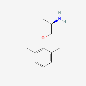 molecular formula C11H17NO B1596324 (2R)-1-(2,6-dimethylphenoxy)propan-2-amine CAS No. 94991-73-8