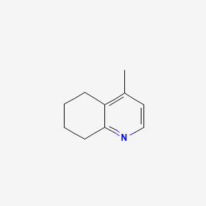 molecular formula C10H13N B1596325 5,6,7,8-Tetrahydro-4-methylquinoline CAS No. 28971-03-1