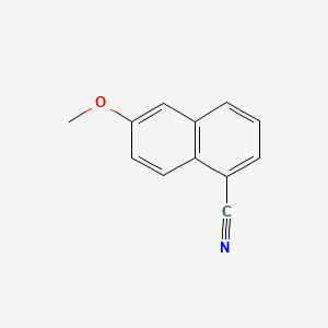 molecular formula C12H9NO B1596327 1-Cyano-6-methoxynaphthalene CAS No. 77029-01-7