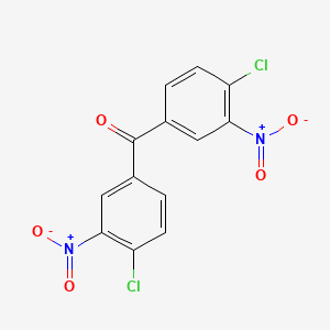 molecular formula C13H6Cl2N2O5 B1596349 4,4'-Dichloro-3,3'-dinitrobenzophenone CAS No. 7498-65-9
