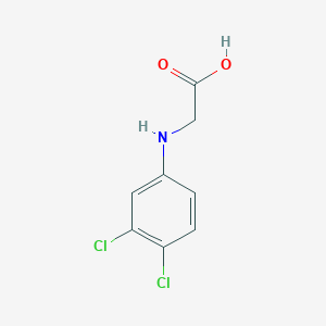 molecular formula C8H7Cl2NO2 B1596351 N-(3,4-dichlorophenyl)glycine CAS No. 65051-17-4